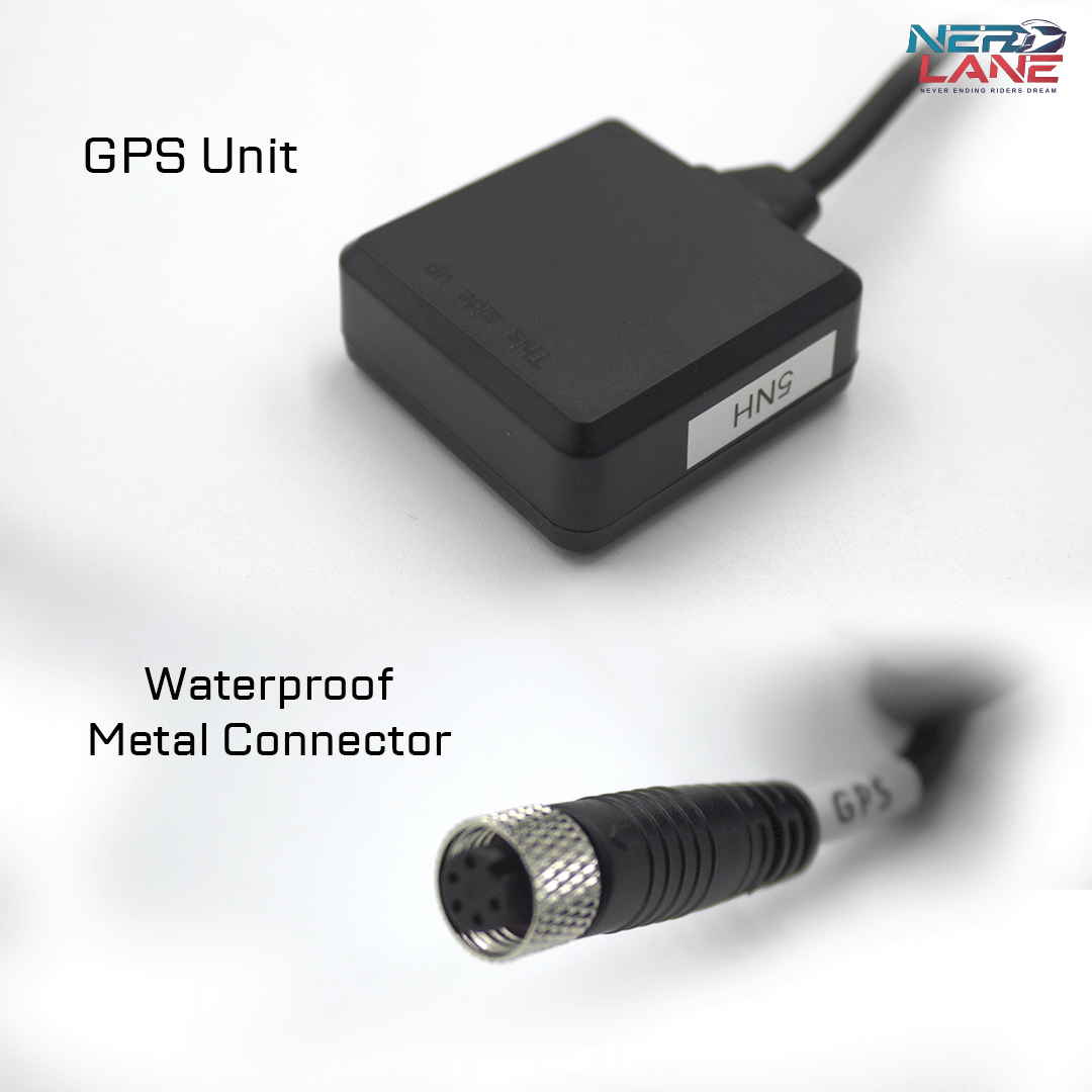 Fozetop GPS unit with waterproof metal connector