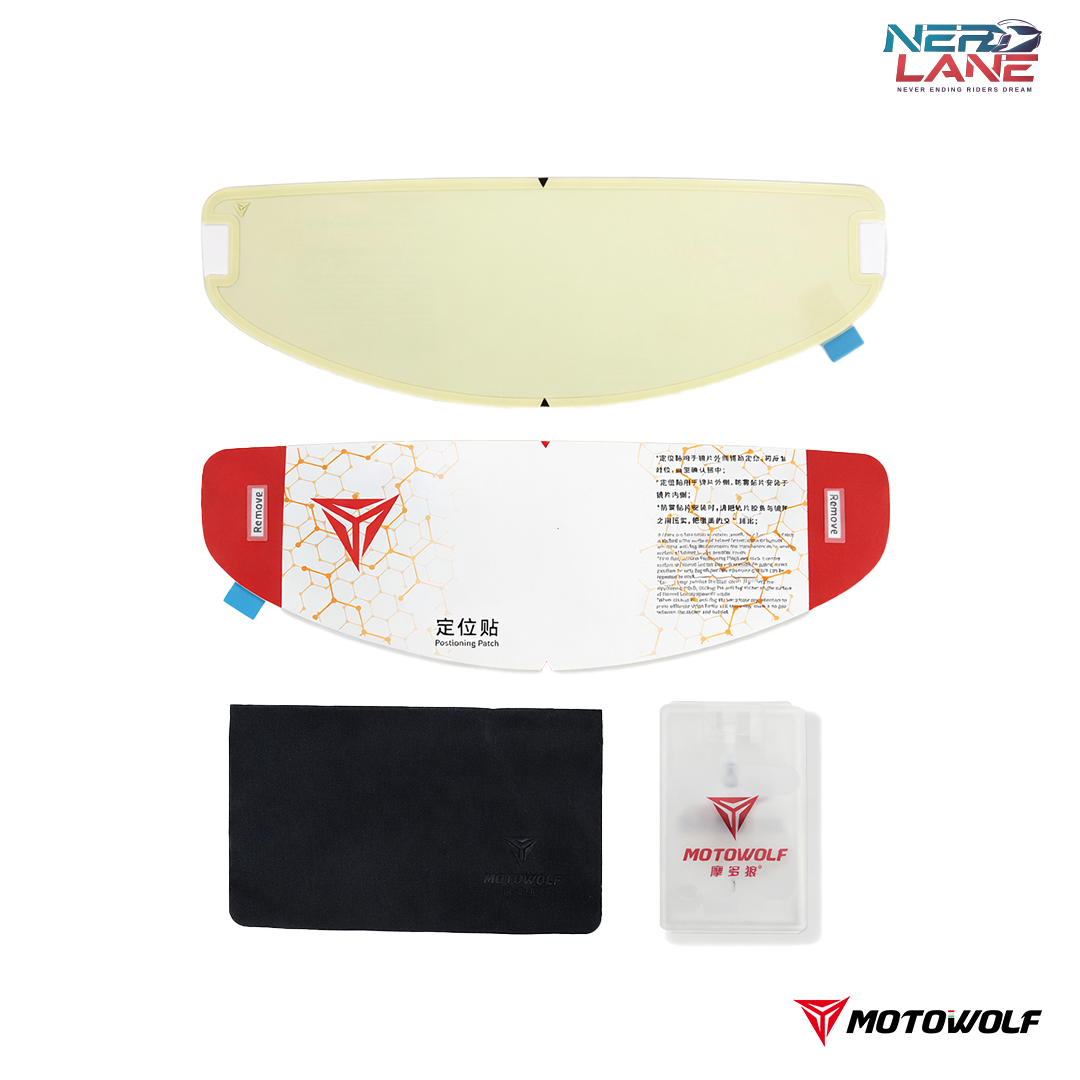 Motowolf P1 Anti-Fog Patch for Helmet Visors