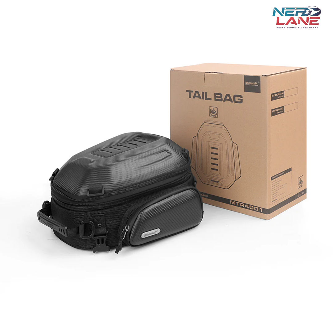 Rhinowalk 12–18L Motorcycle Hard Shell Tail Bag (MTR4001KC)