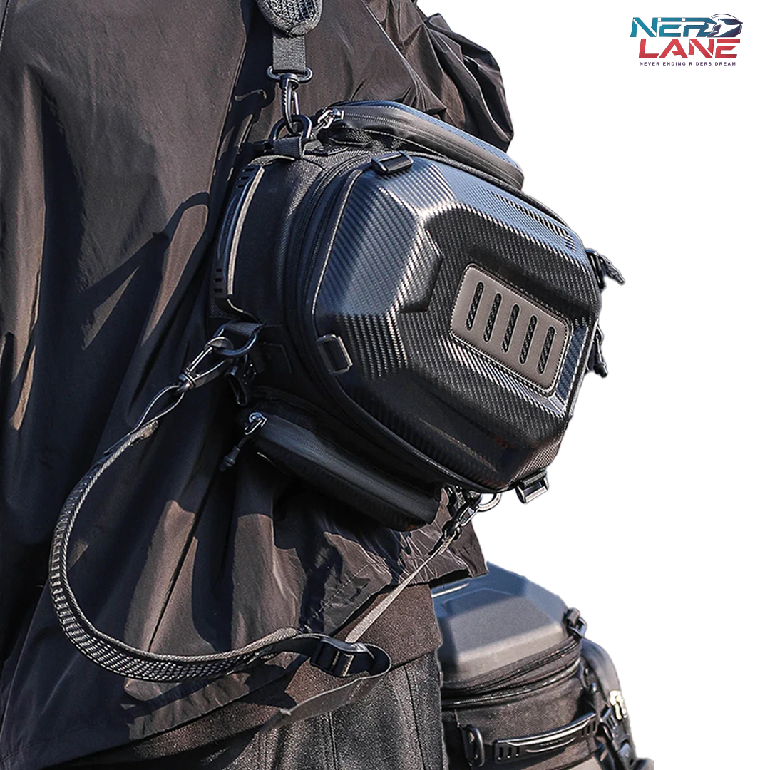 Rhinowalk 12–18L Motorcycle Hard Shell Tail Bag (MTR4001KC)
