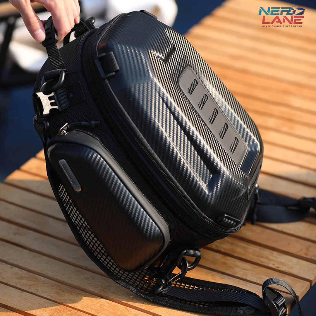 Rhinowalk 12–18L Motorcycle Hard Shell Tail Bag (MTR4001KC)
