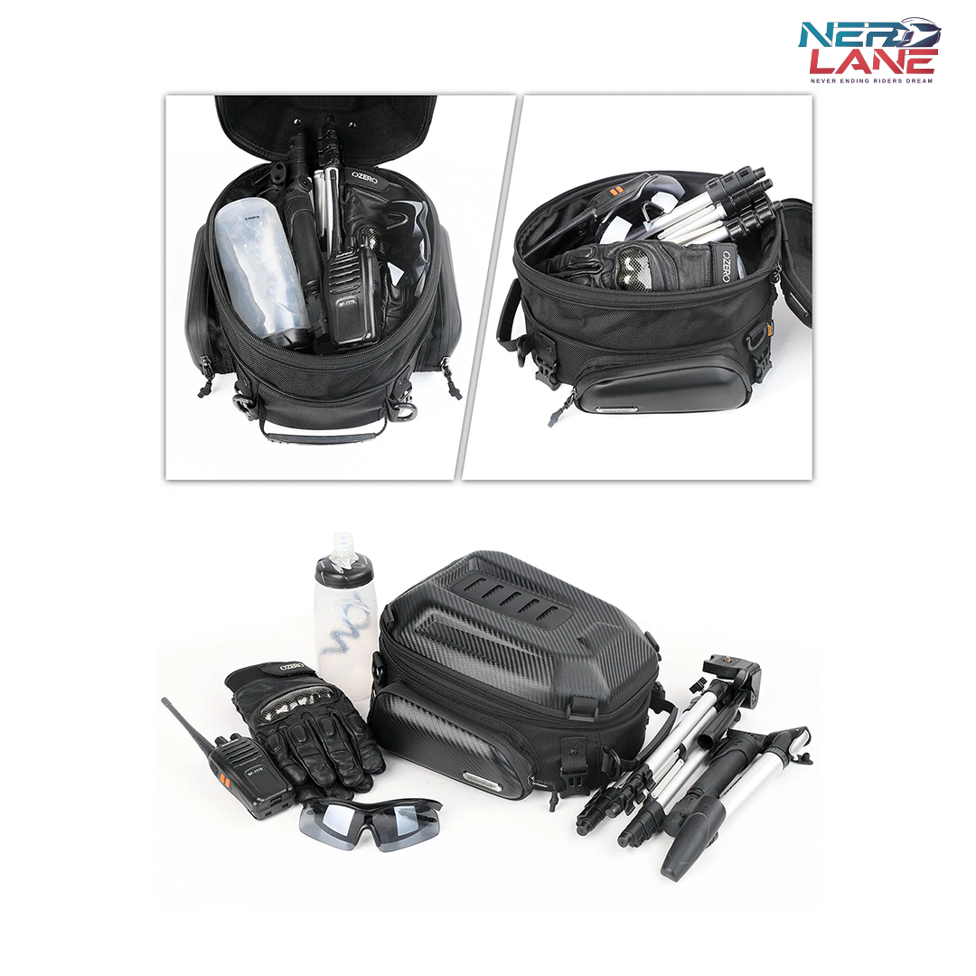 Rhinowalk 12–18L Motorcycle Hard Shell Tail Bag (MTR4001KC)