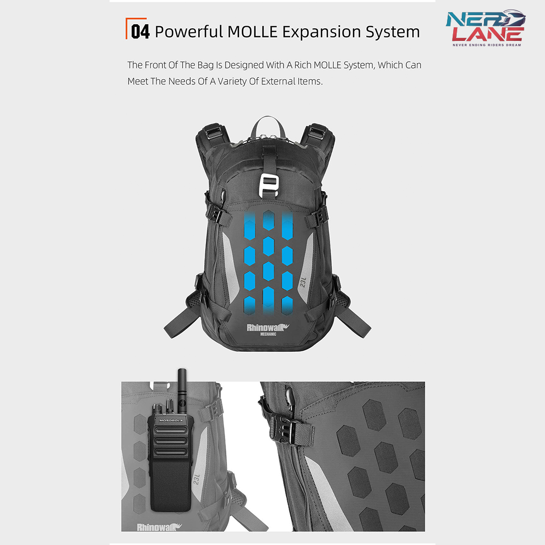Rhinowalk 23L Mechanic Backpack (MJX2005)