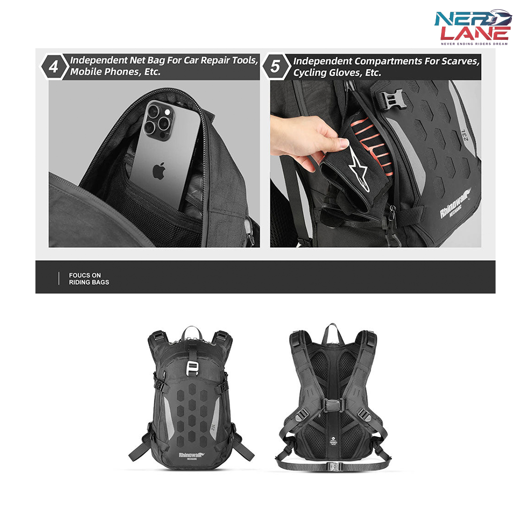 Rhinowalk 23L Mechanic Backpack (MJX2005)