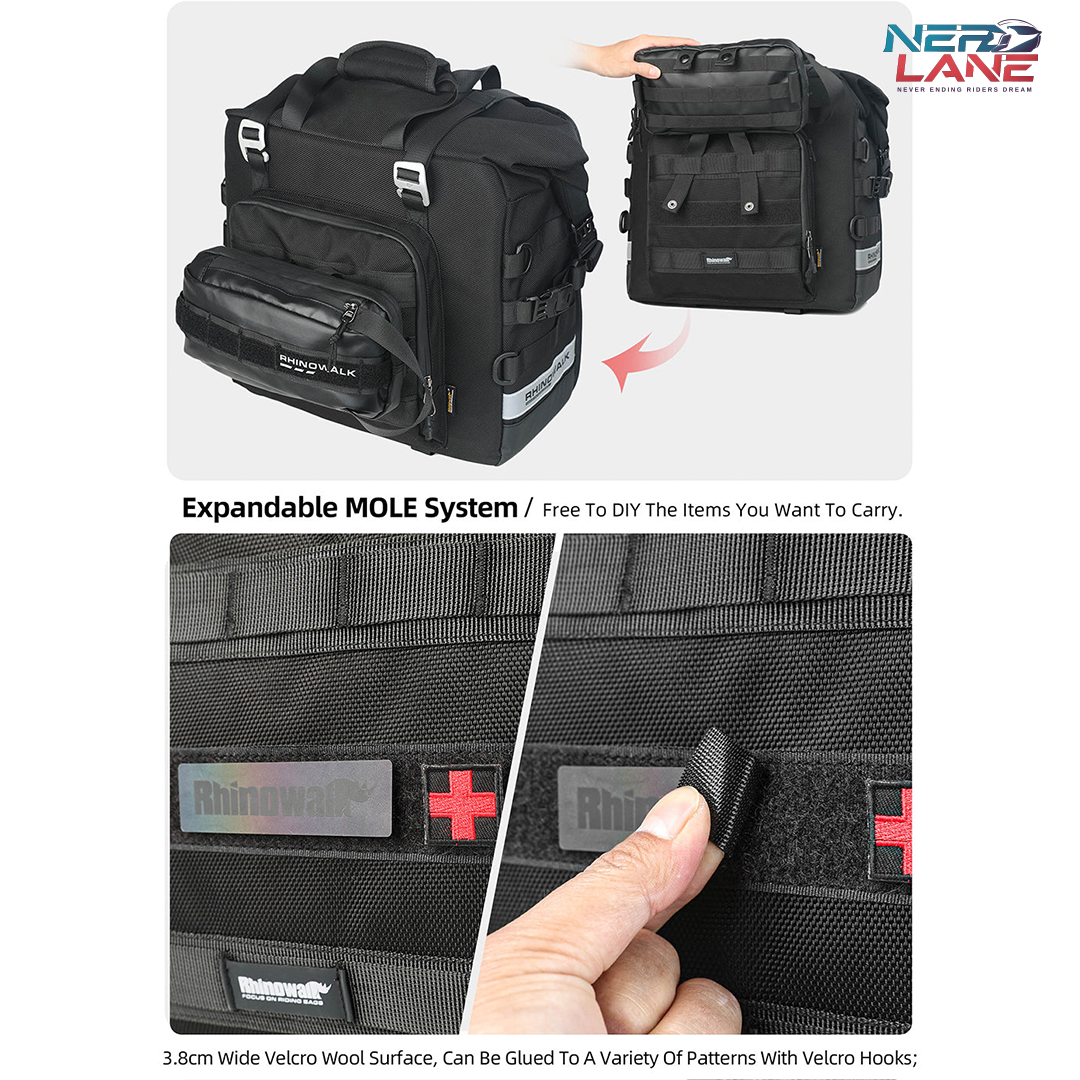 Rhinowalk 25L Quick Release Bag (MTR2050) (Pair Set)