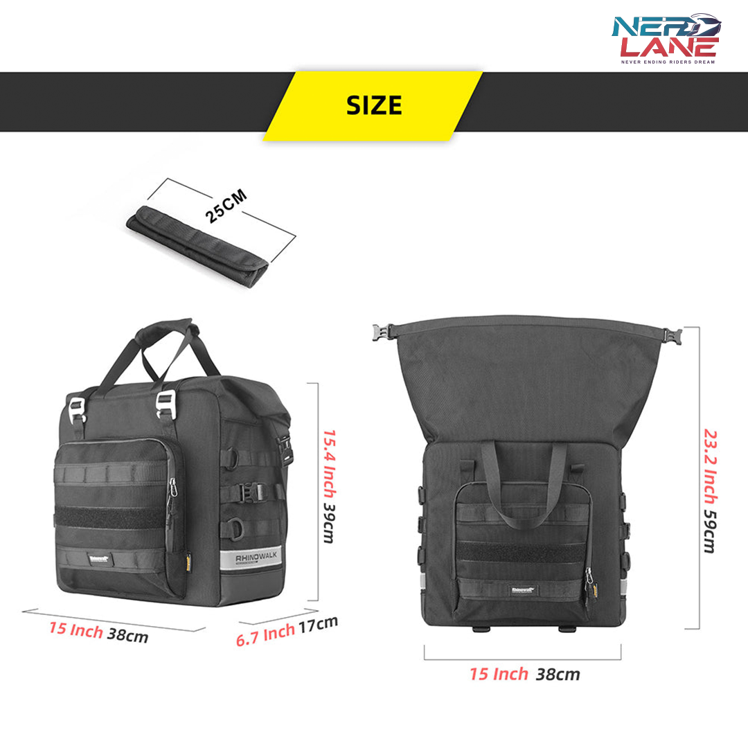 Rhinowalk 25L Quick Release Bag (MTR2050) (Pair Set)