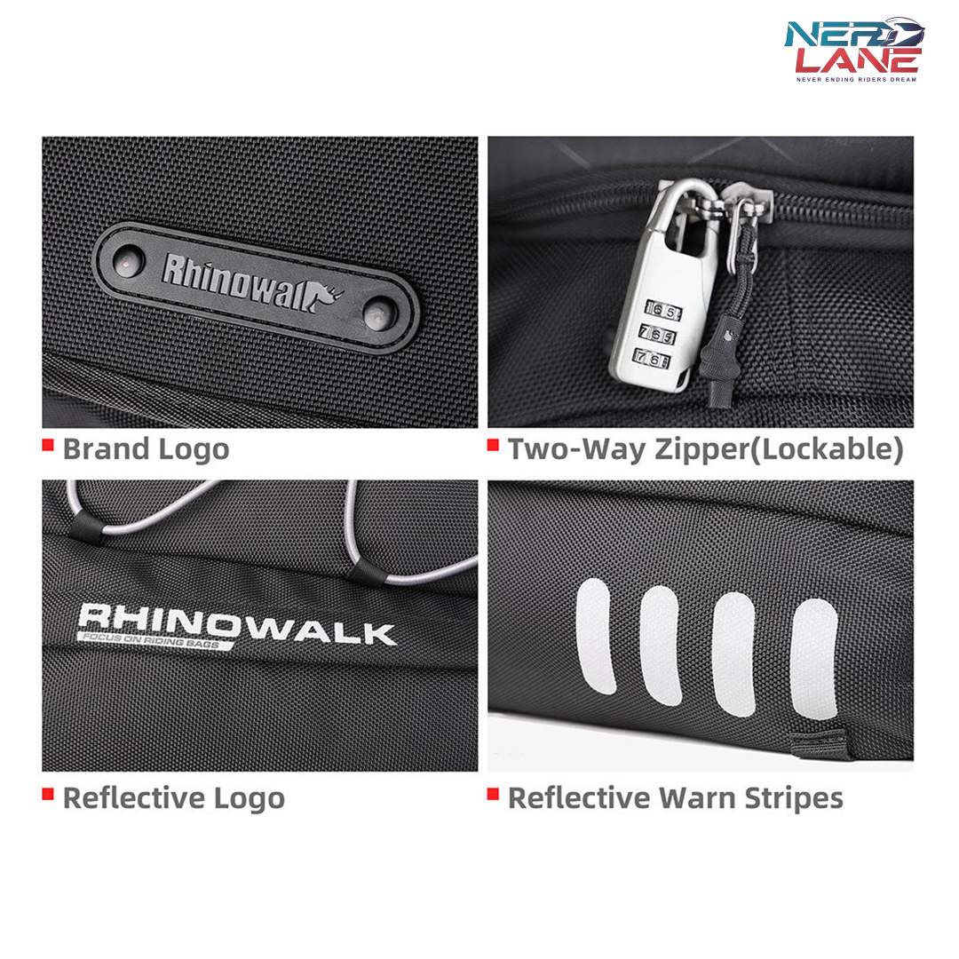 Rhinowalk 35-50L Motorcycle Tail Bag (MT3550)