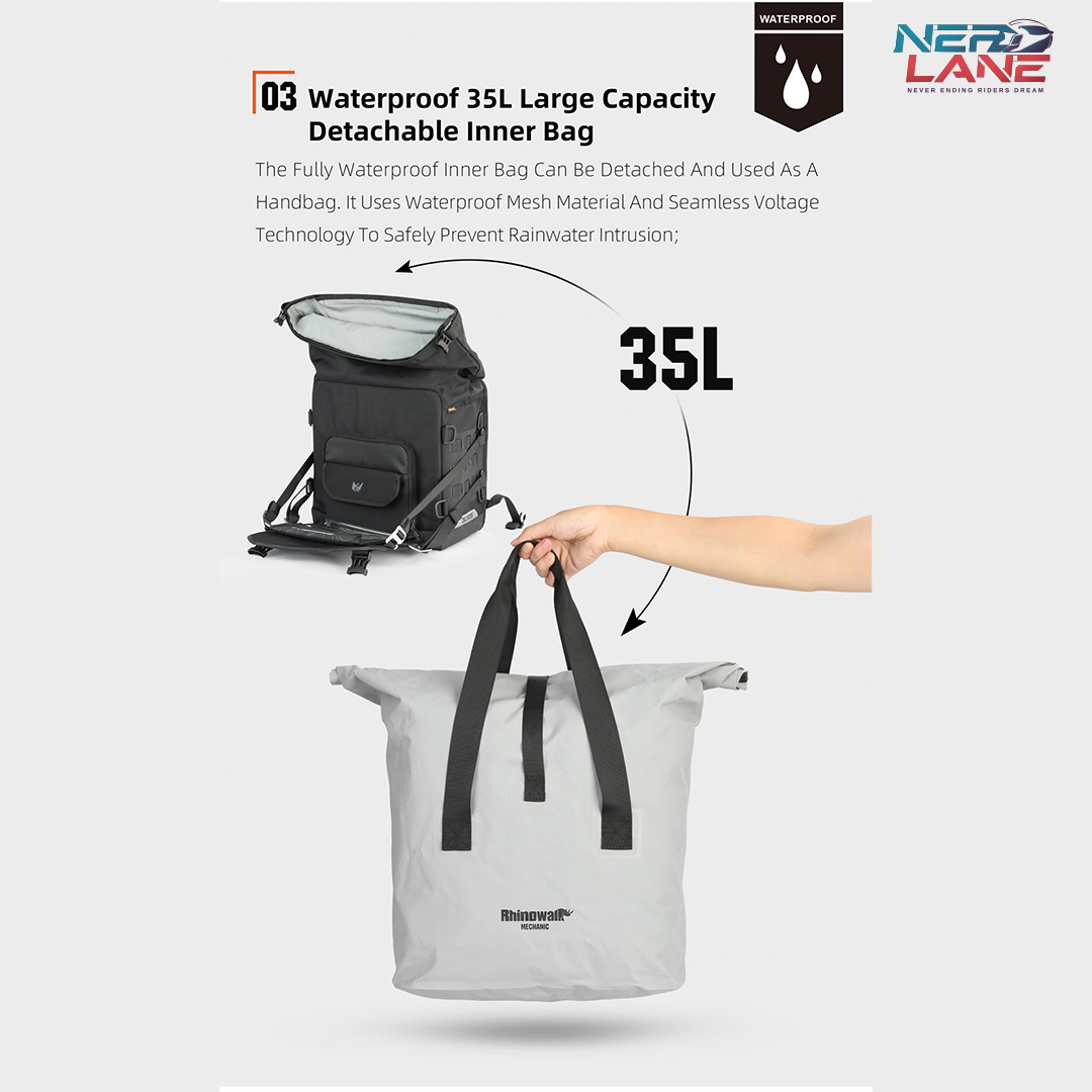 Rhinowalk Mechanics Series 35L Quick Release Side Bag (MJX2004)