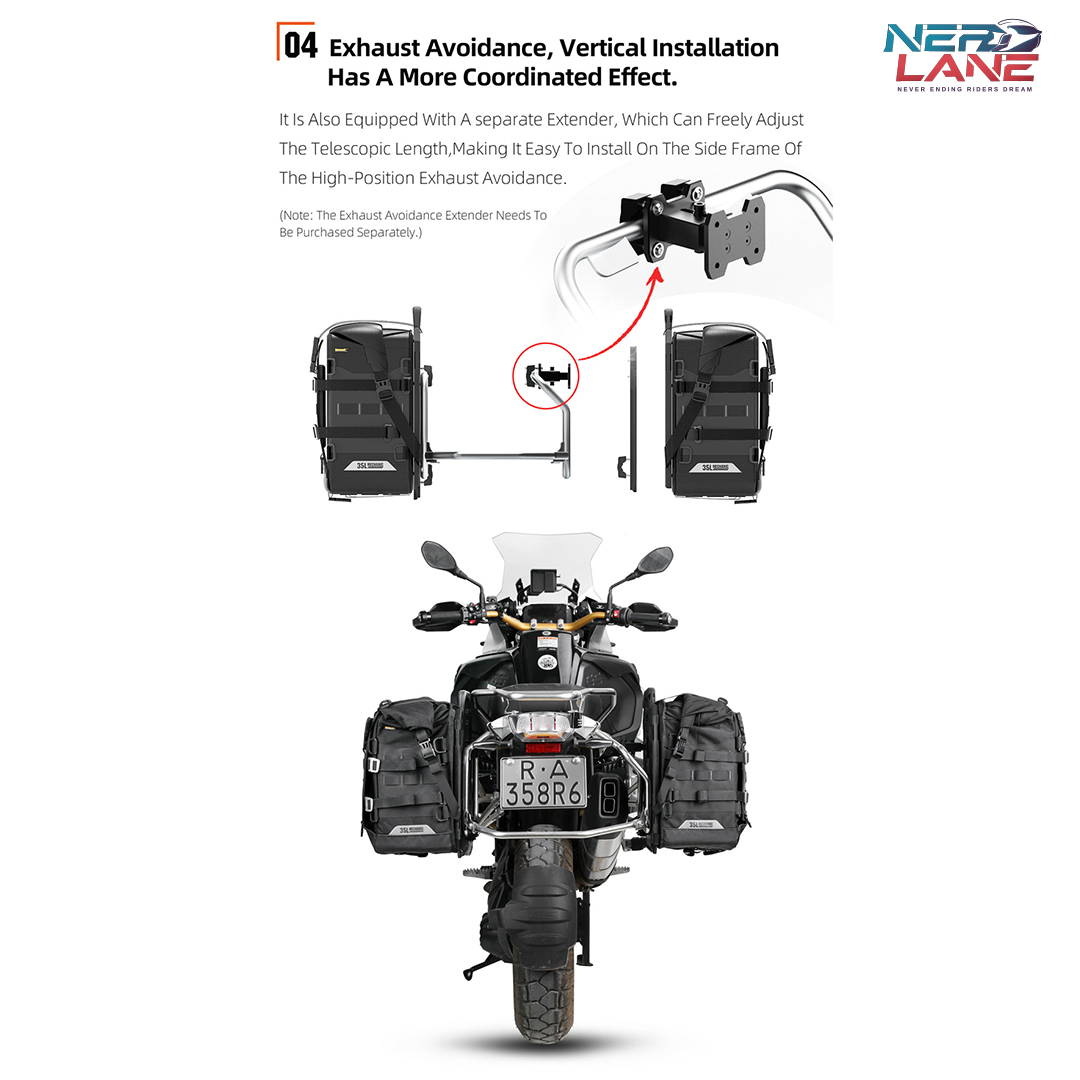 Rhinowalk Mechanics Series 35L Quick Release Side Bag (MJX2004)