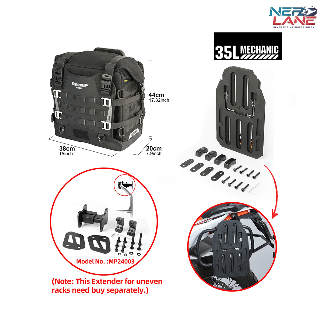Rhinowalk Mechanics Series 35L Quick Release Side Bag (MJX2004)