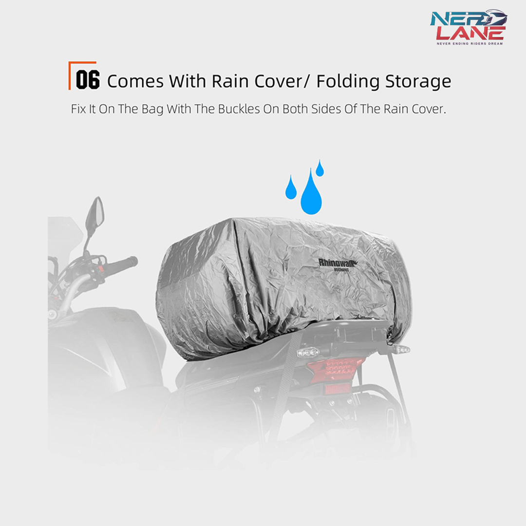 Rhinowalk 50-70L Motorcycle Tail Seat Bag (MJX2003)
