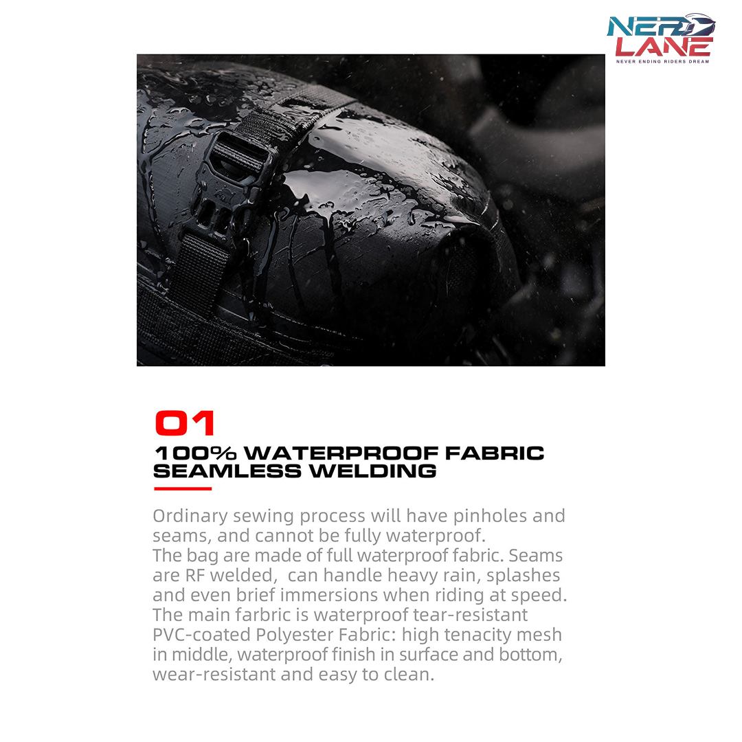 Rhinowalk 6L Waterproof Crash Bar Bags (MT2206BK) (Single Unit)