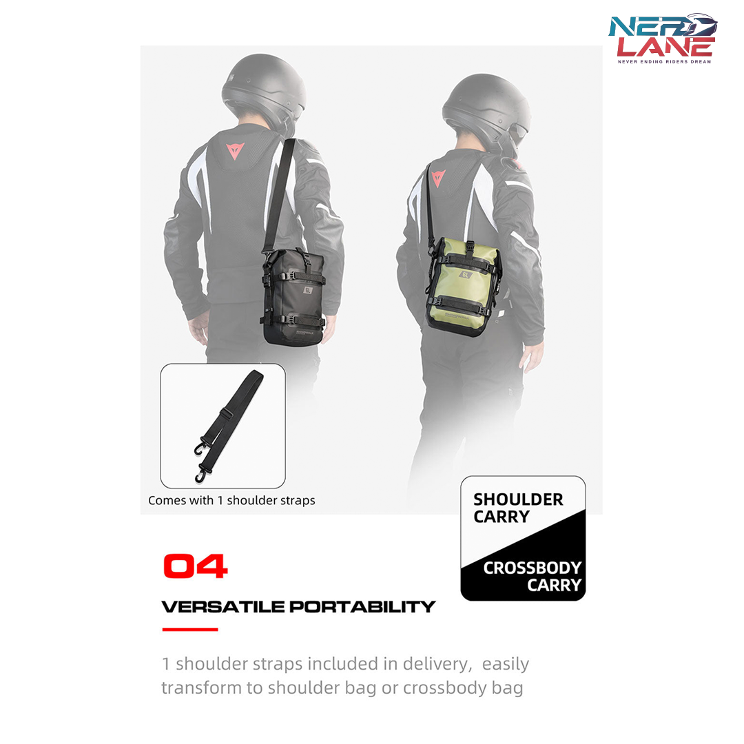 Rhinowalk 6L Waterproof Crash Bar Bags (MT2206BK) (Single Unit)