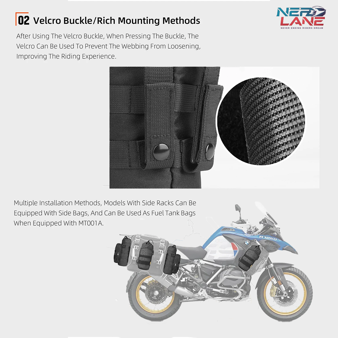 Rhinowalk Insulated Drink Holder for Motorcycle (MJX2006BK)