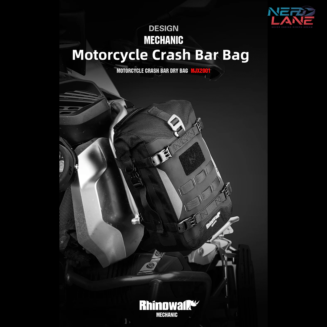 Rhinowalk Mechanic Series – 6L Waterproof Crash Bar Bags (MJX2001BK)