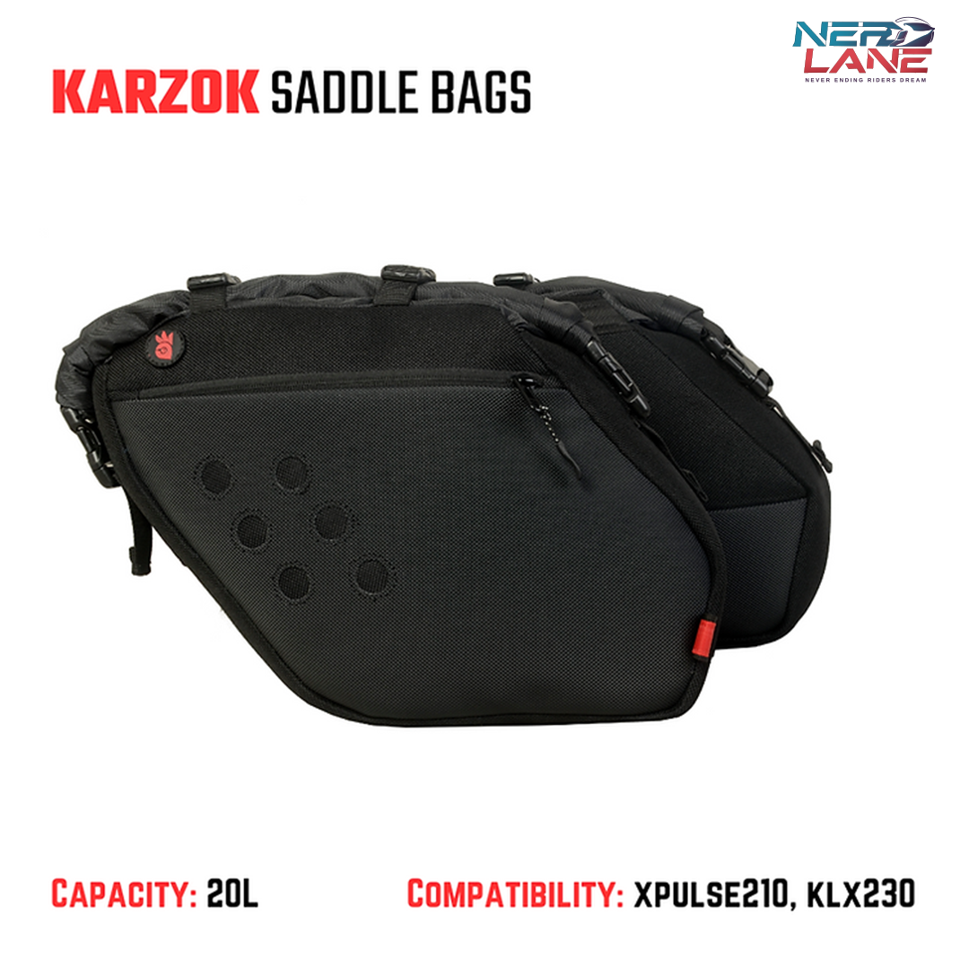 RiderZone 20L Karzok Saddle Bags