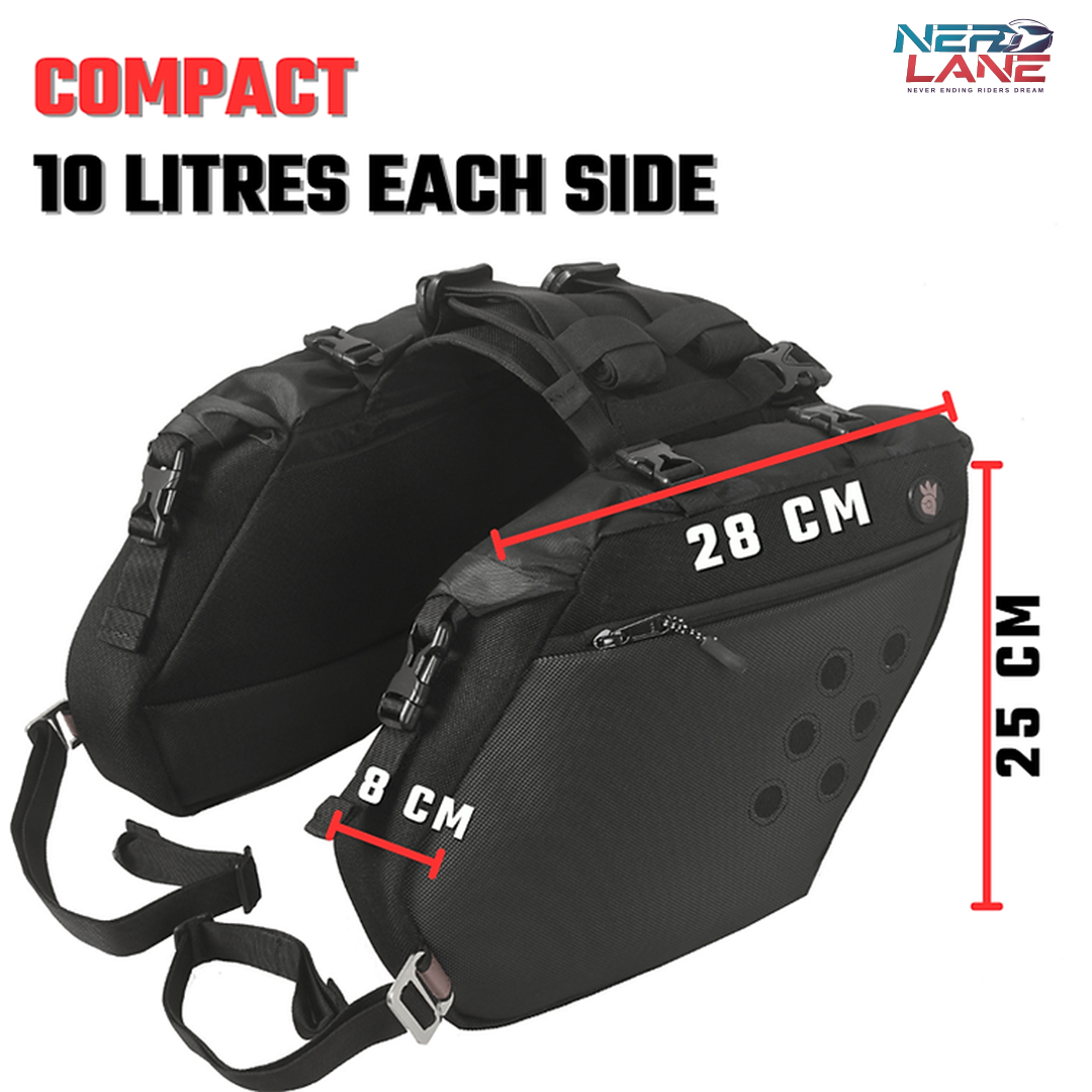 RiderZone 20L Karzok Saddle Bags