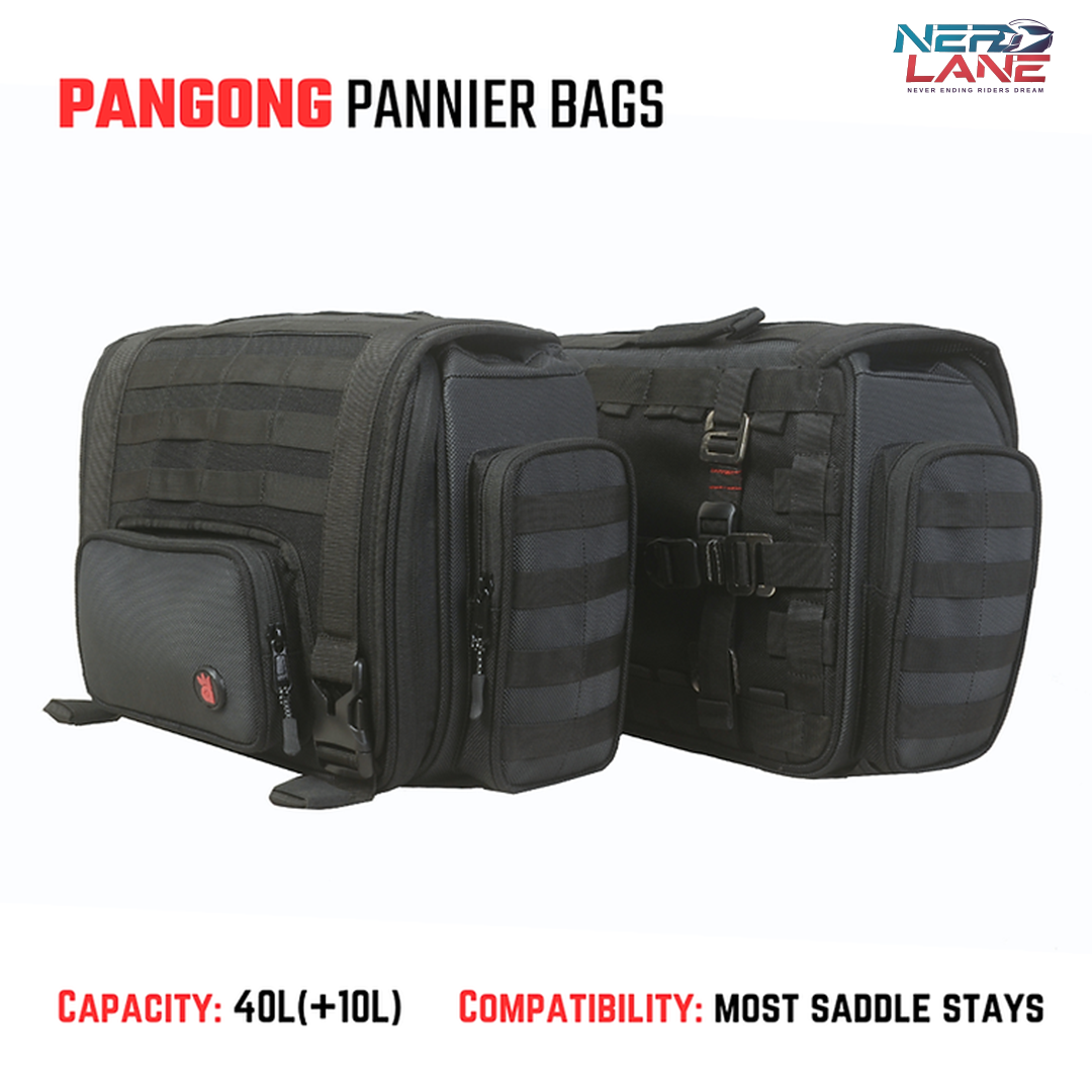 RiderZone 40L–50L Pangong Pannier Bags