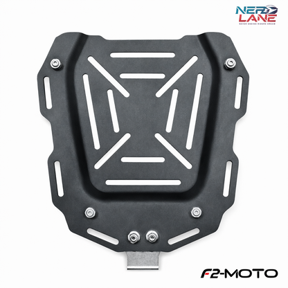 F2-Moto 45L Aluminium Top Box - Silver