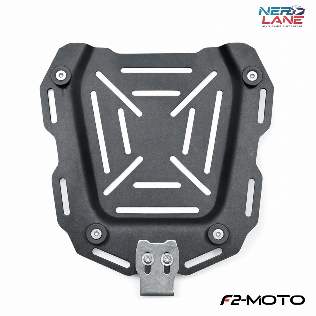 F2-Moto 45L Aluminium Top Box - Silver
