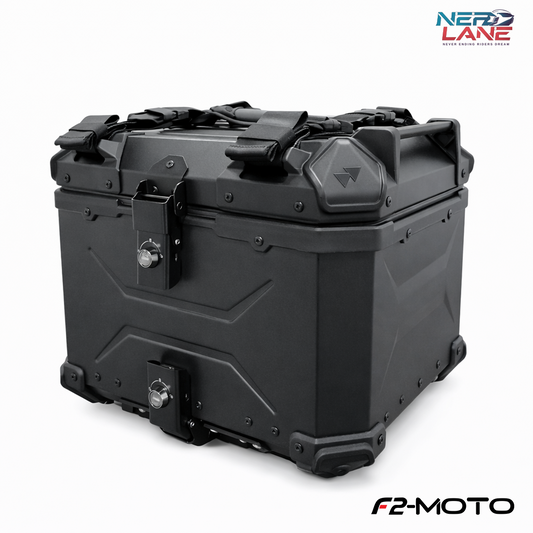 F2-Moto 45L Aluminium Top Box - Black