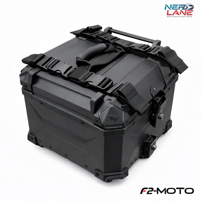 F2-Moto 45L Aluminium Top Box - Black