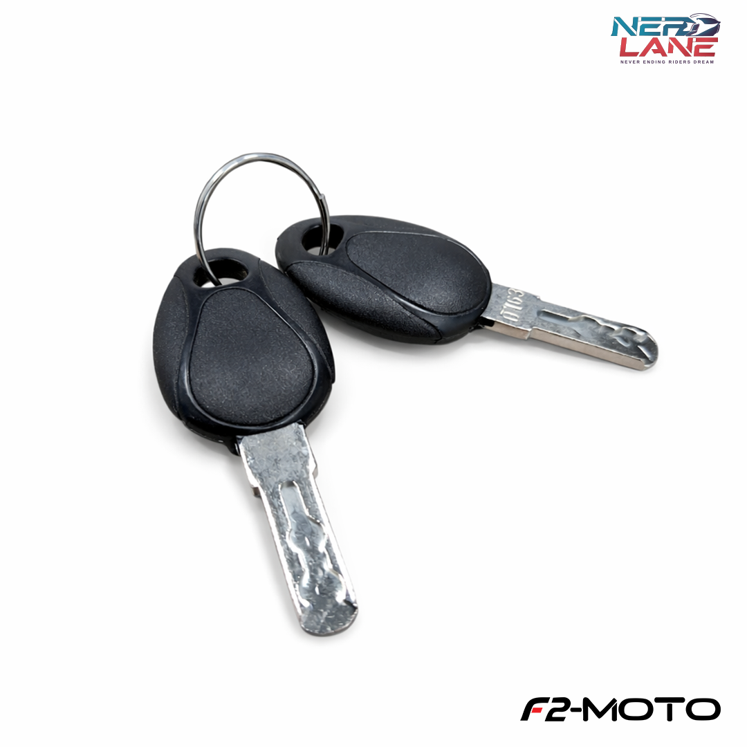 F2-Moto 45L Aluminium Top Box - Silver