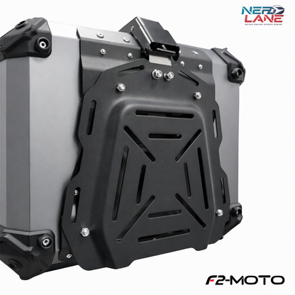F2-Moto 45L Aluminium Top Box - Titanium