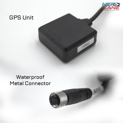 Fozetop GPS unit with waterproof metal connector 