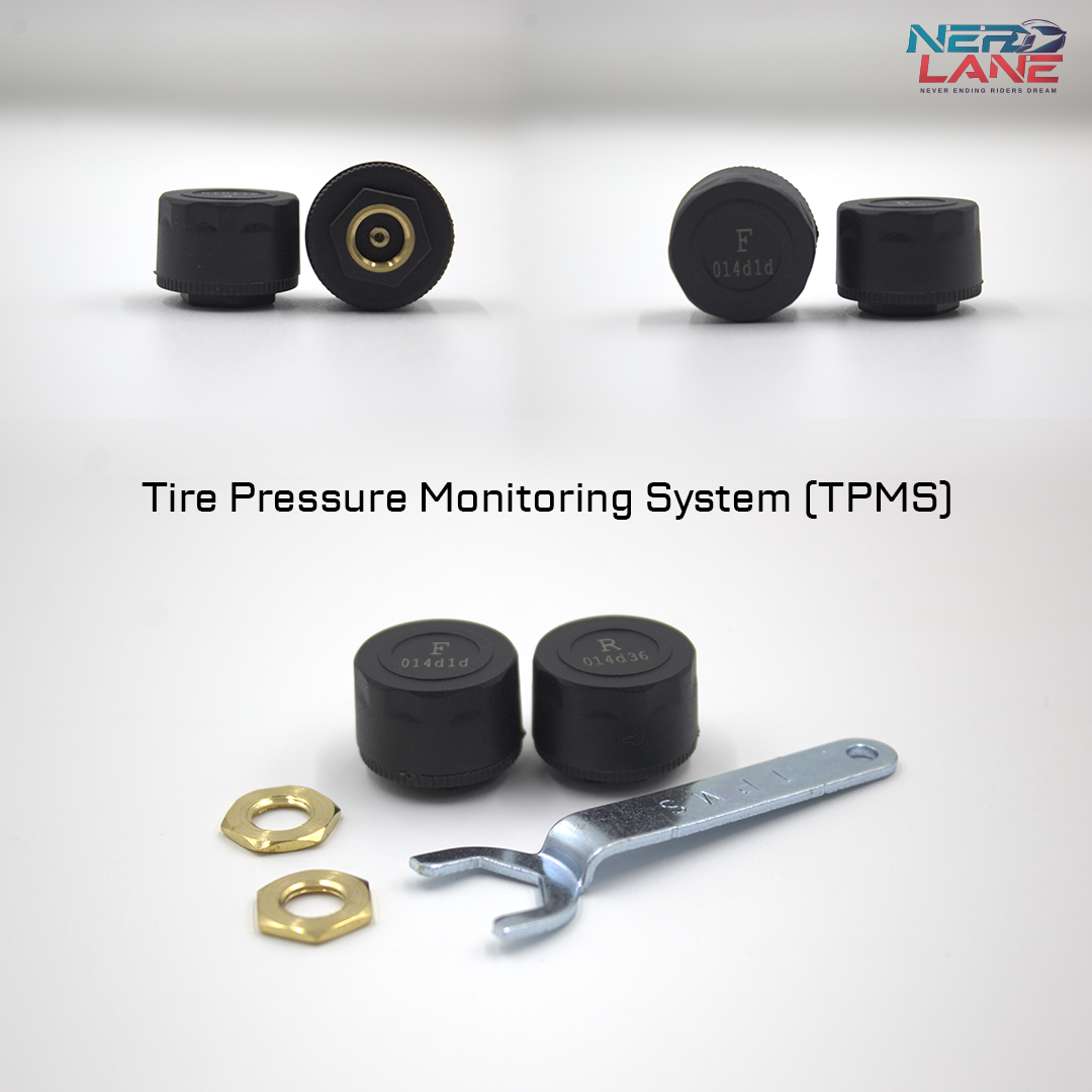 Fozetop Tire Pressure Monitoring System components with tools