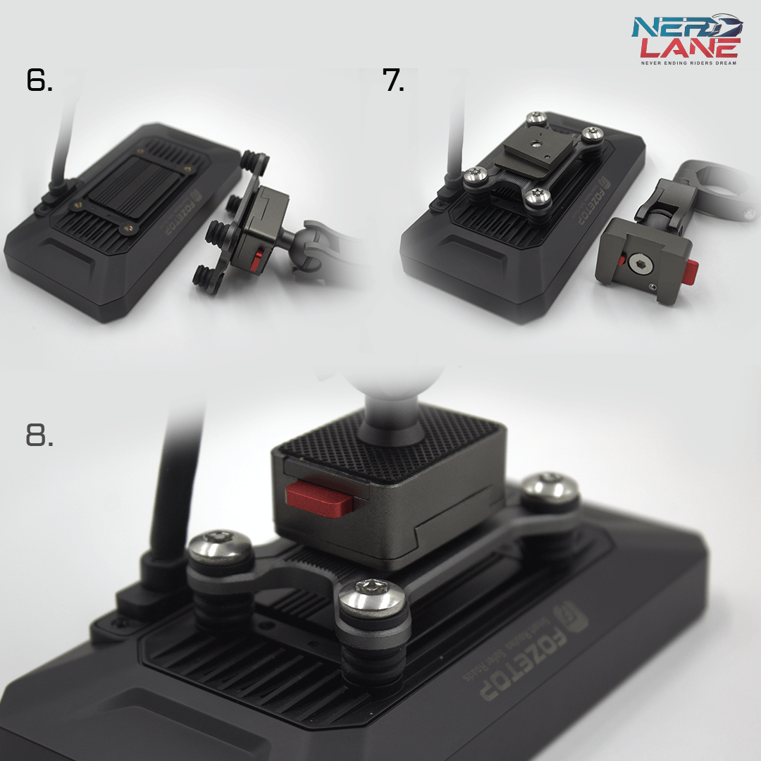 Fozetop Quick Release Mount Instructions