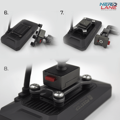 Fozetop Quick Release Mount Instructions