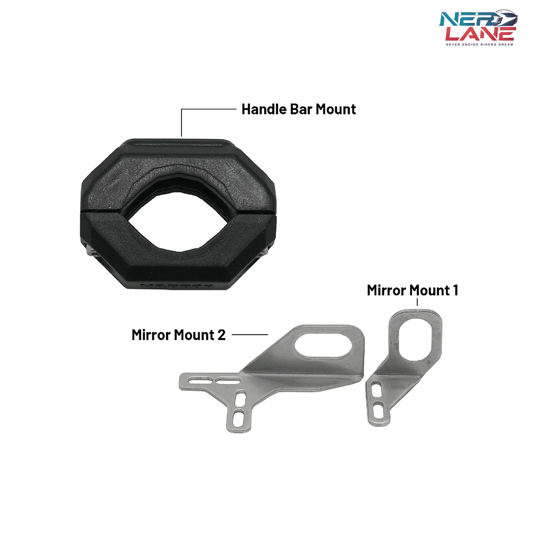 Maddog Switch pro handlebar mount and mirror mount