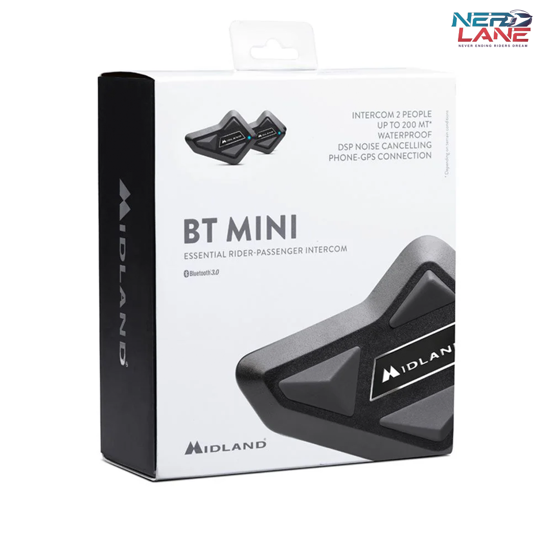 Midland BT Mini Helmet Intercom (Twin Pack)
