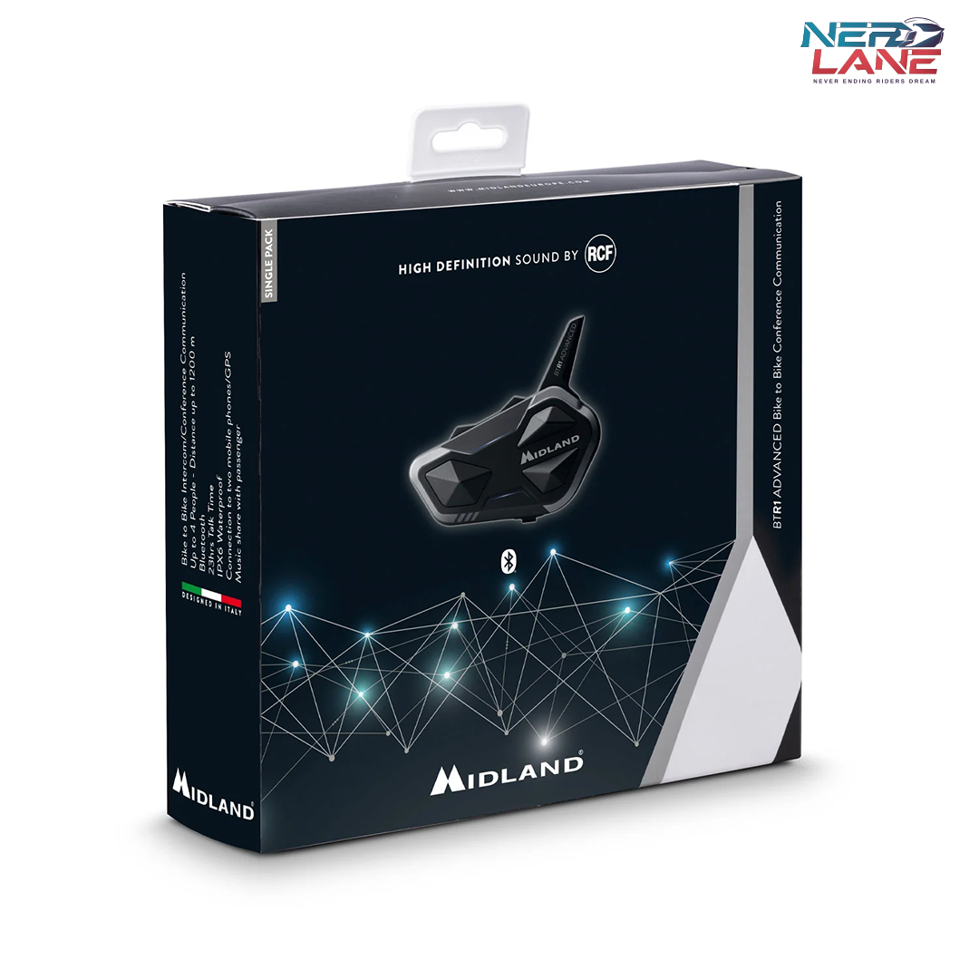Midland BTR1 Advanced Motorcycle Intercom