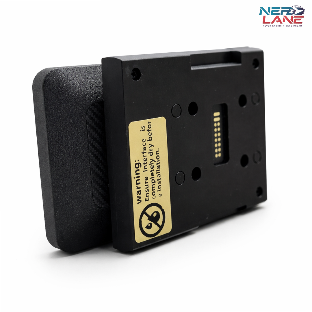 MotoPlay BMW Cradle Compatible Back Side with Warning Sticker