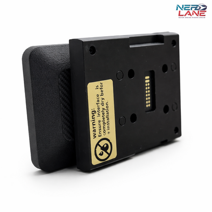 MotoPlay BMW Cradle Compatible Back Side with Warning Sticker