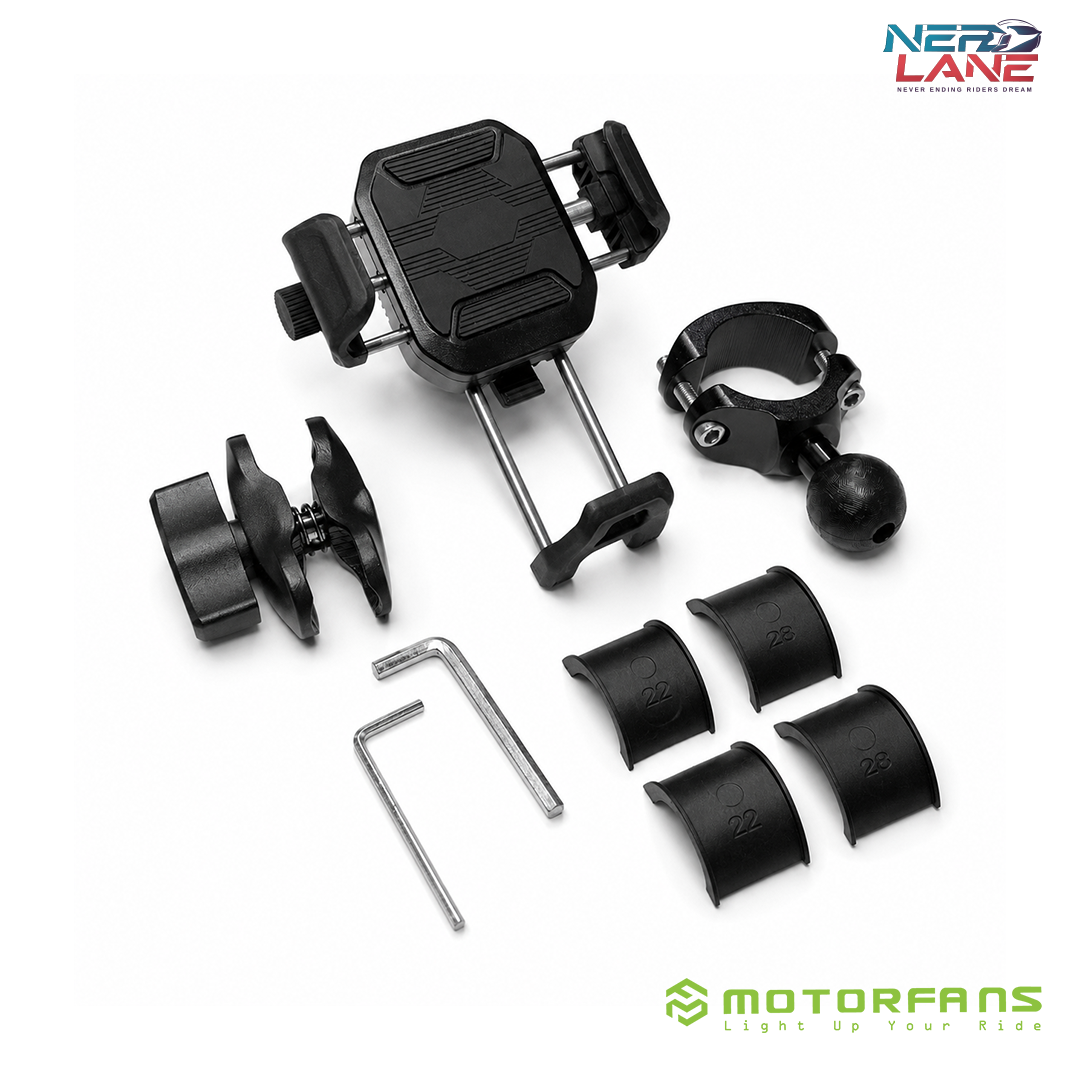 Motorfans MotoPlay Light | Universal Motorcycle Phone Mount