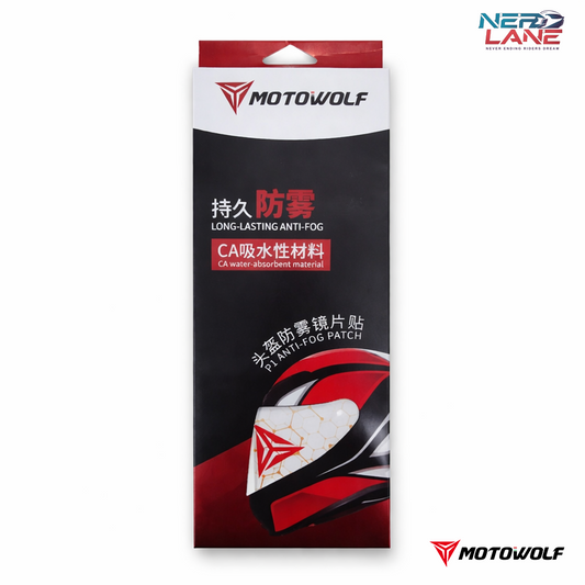 Motowolf P1 Anti-Fog Patch for Helmet Visors