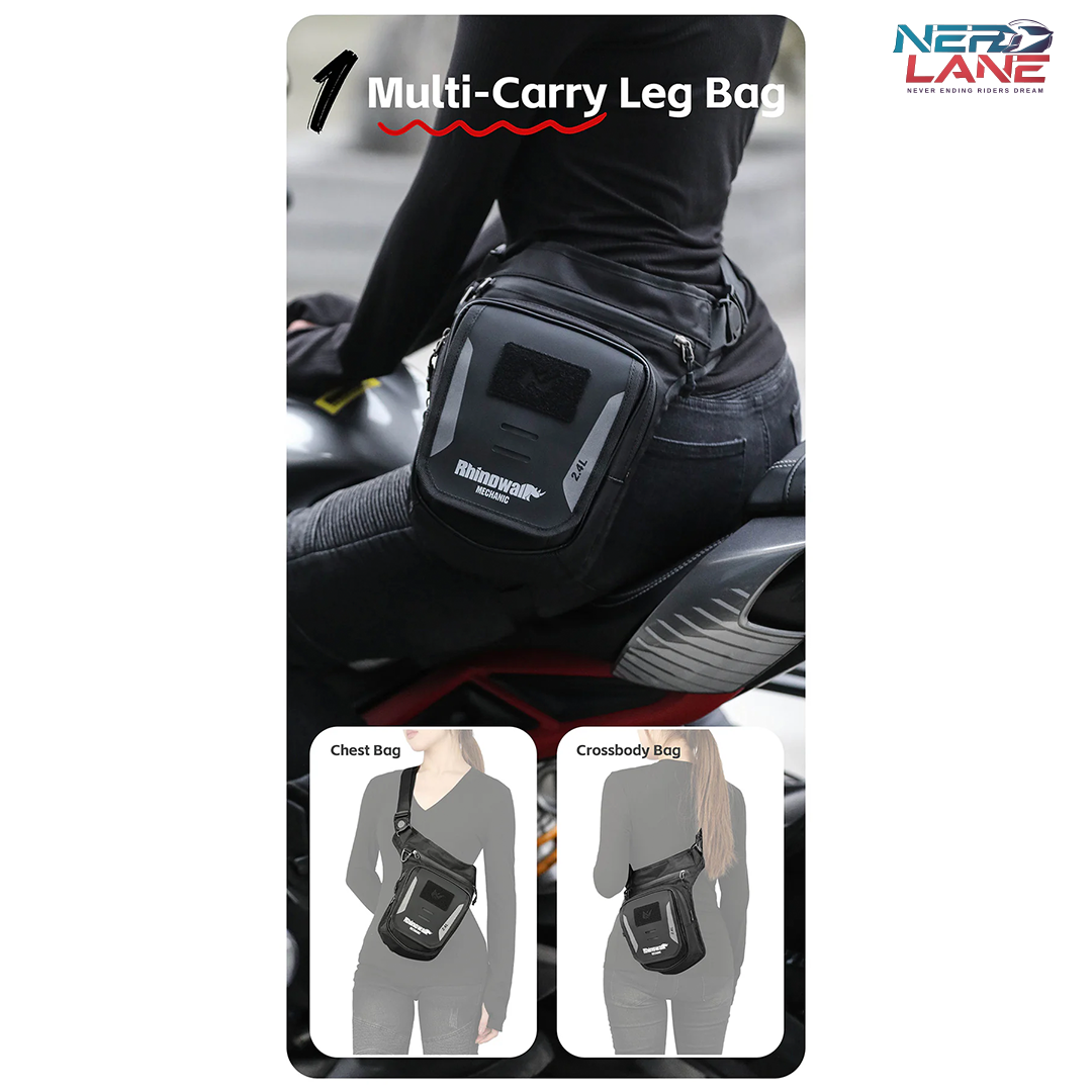 Rhinowalk 2.4L Multifunctional Leg Bag / Tank Bag (MJX2008BK)
