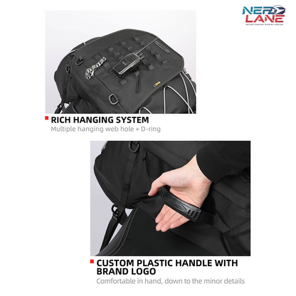 Rhinowalk 35-50L Motorcycle Tail Bag (MT3550)