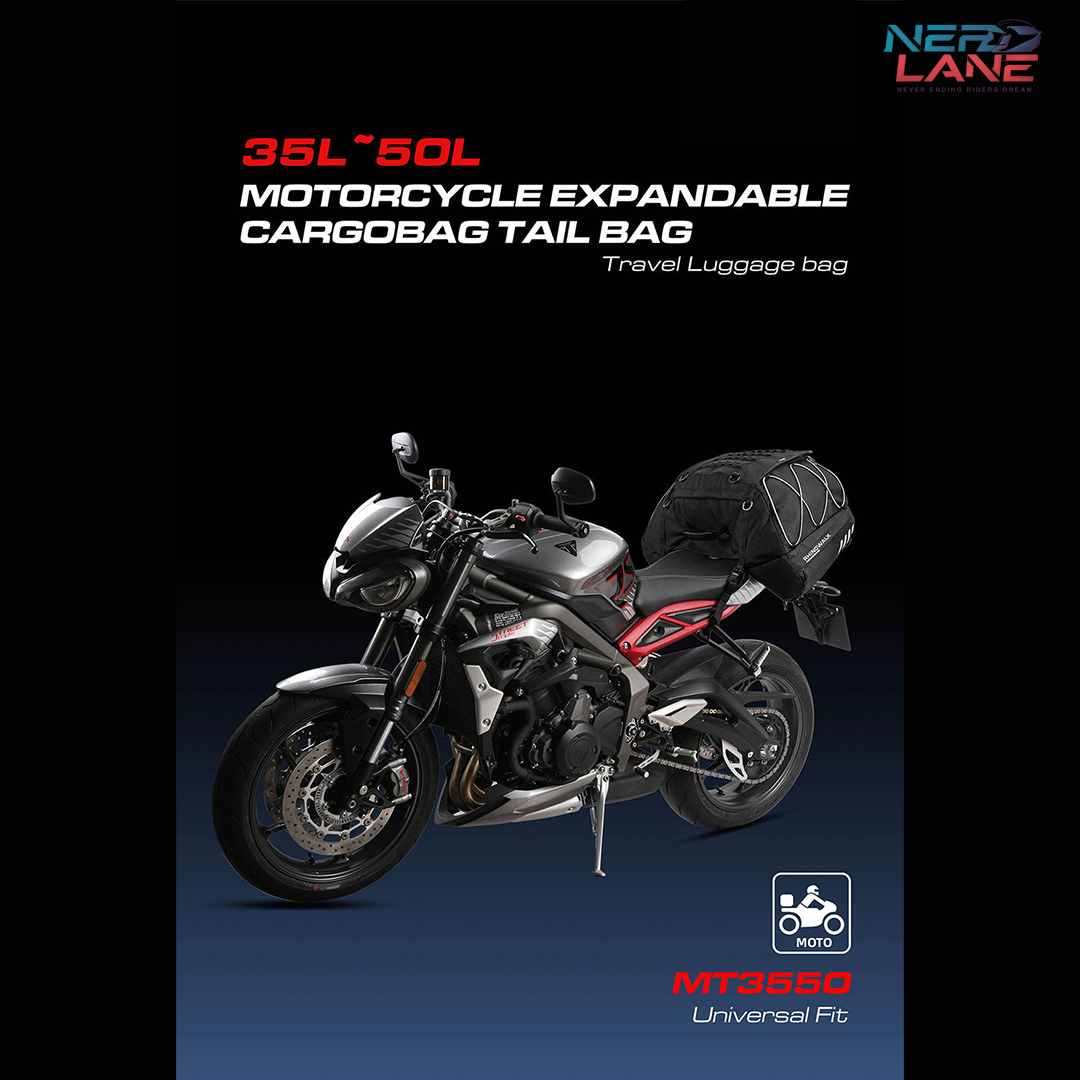Rhinowalk 35-50L Motorcycle Tail Bag (MT3550)