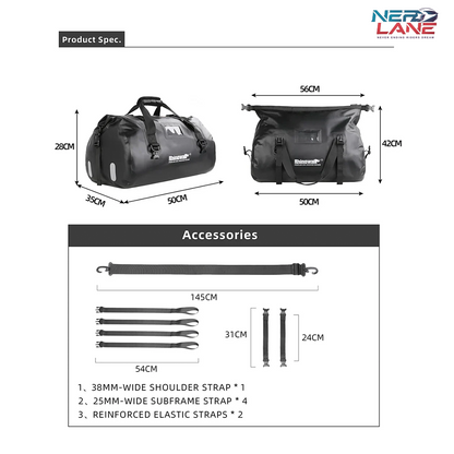 Rhinowalk 45L Motorcycle Waterproof Duffle Bag (MT20450)