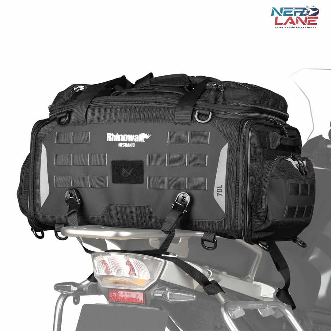 Rhinowalk 50-70L Motorcycle Tail Seat Bag (MJX2003)
