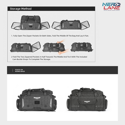 Rhinowalk 50-70L Motorcycle Tail Seat Bag (MJX2003)