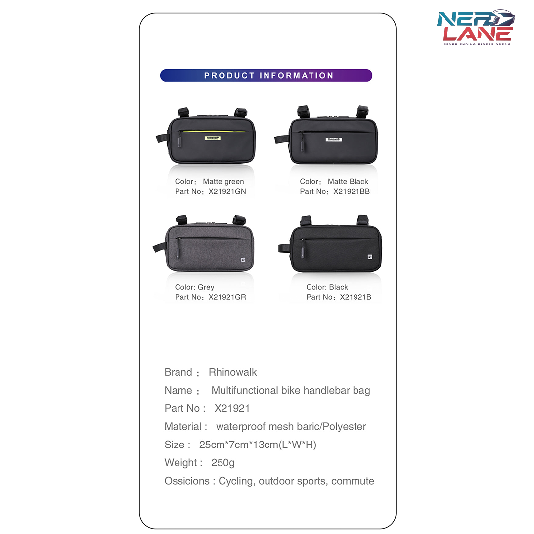 Rhinowalk Motorcycle Tool Bag (X21921)