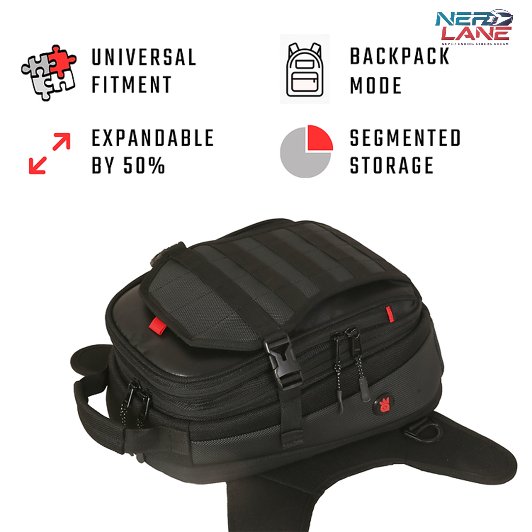 RiderZone 12L–18L Mustang Tank Bag