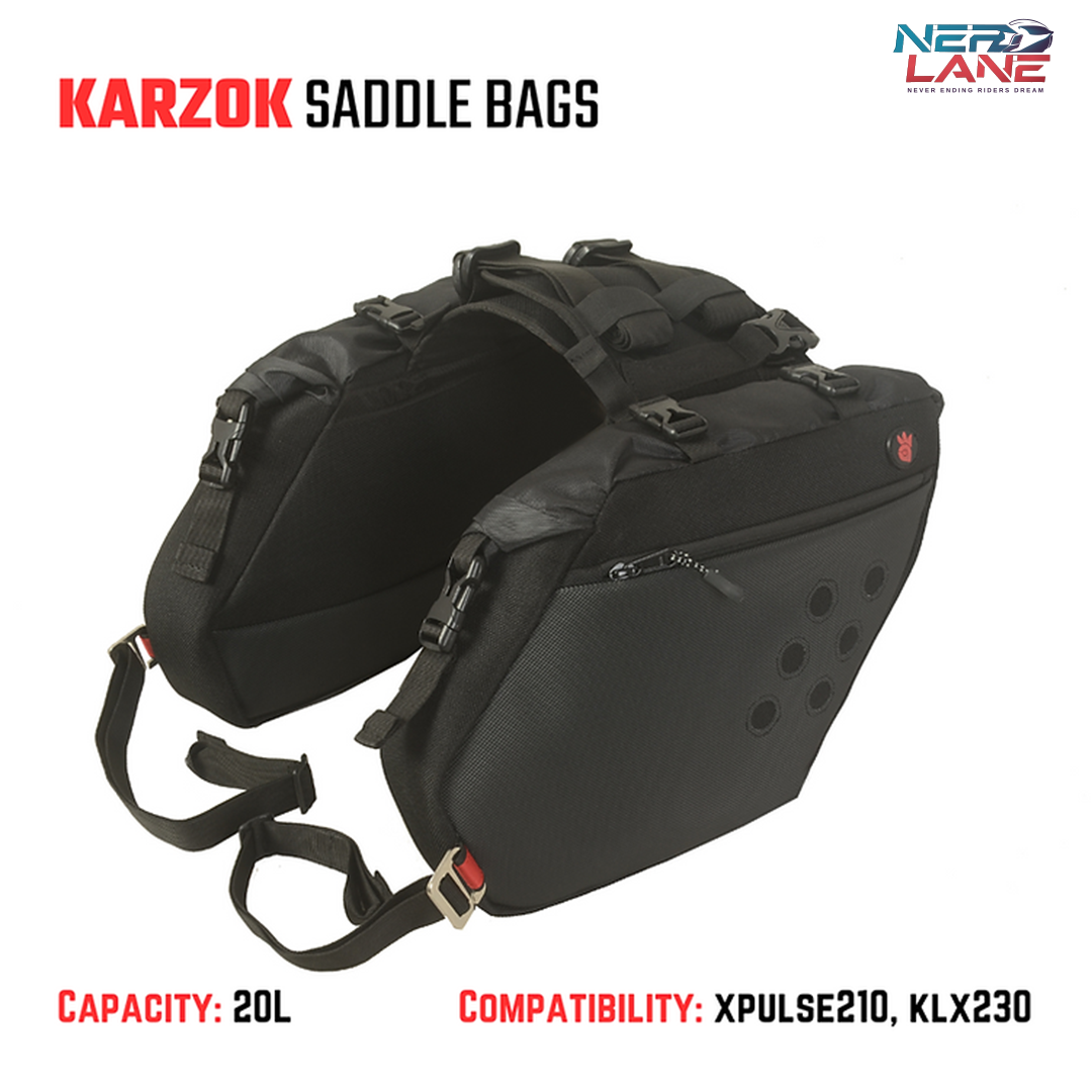 RiderZone 20L Karzok Saddle Bags