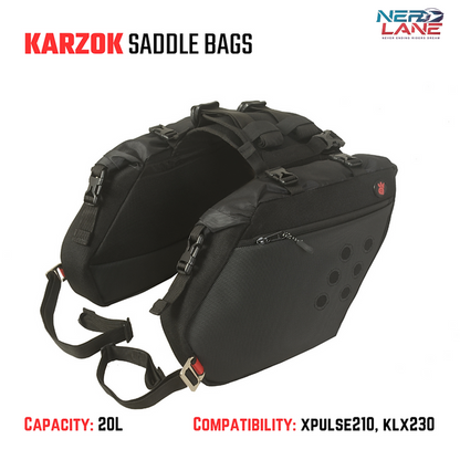 RiderZone 20L Karzok Saddle Bags
