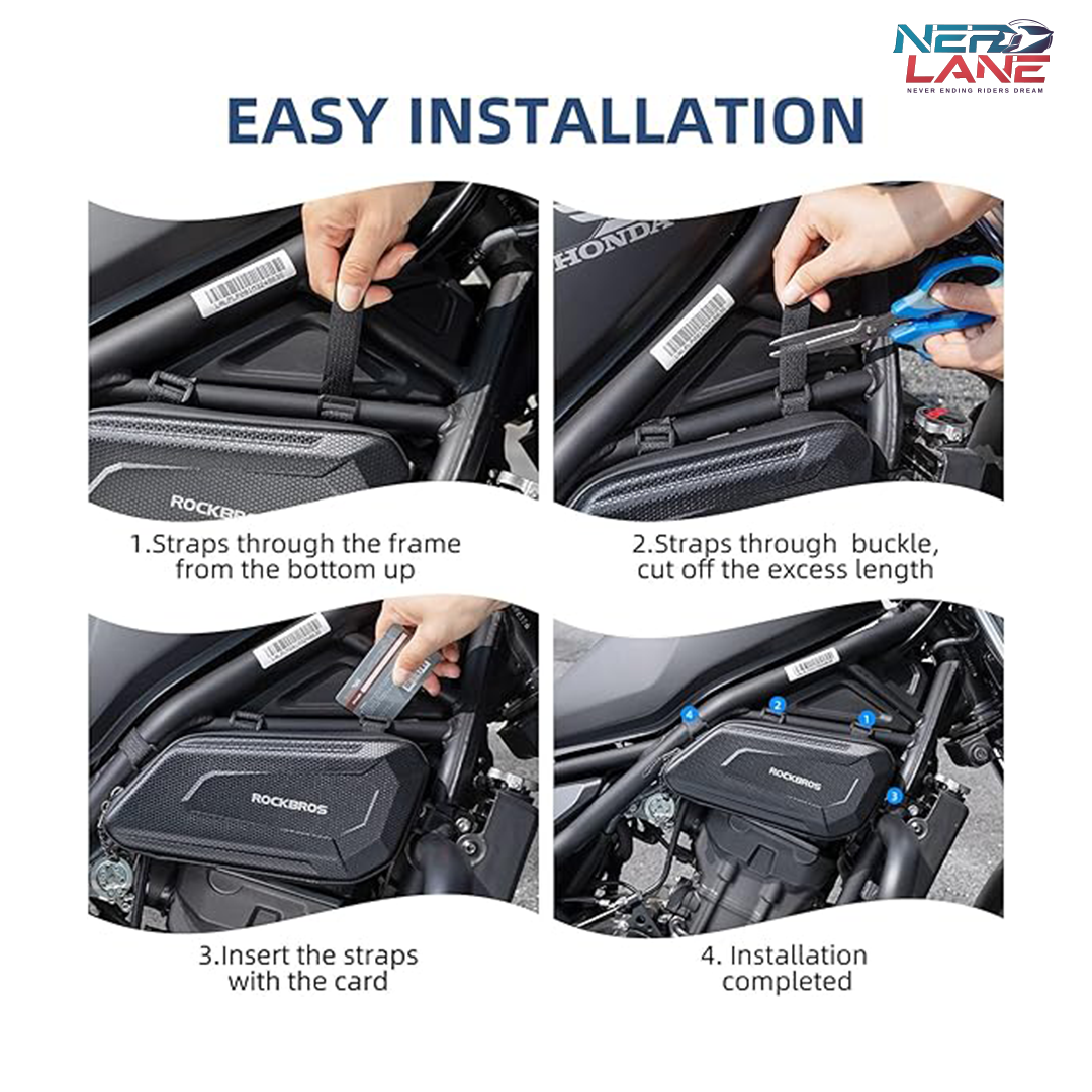 RockBros EVA Hard Shell Motorcycle Tool Bag (30120023001)